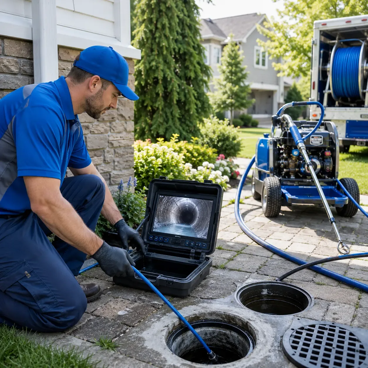 Outdoor drain cleaning professionals serving Rushville, IN